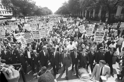 Civil Rights marchers Circa 1963
