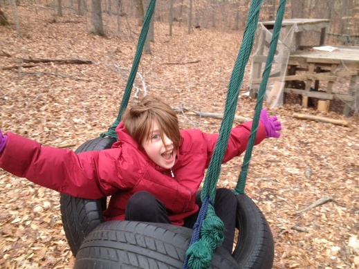 tire swing at playground of death and rebirth