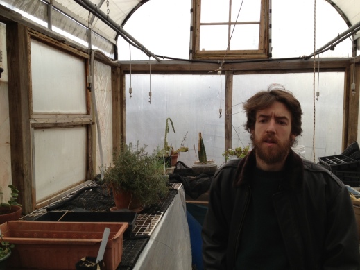 GPaul in the BFF salvage components greenhouse