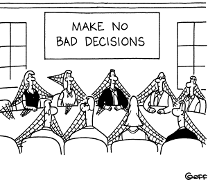no bad decisions cartoon